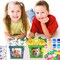 12-Pack Mother’s Day Wooden Picture Frame Craft Kit for Kids – DIY Color Your Own Flower Frames with Paints, Brushes, and Stickers, Classroom or Home Gift & Decor